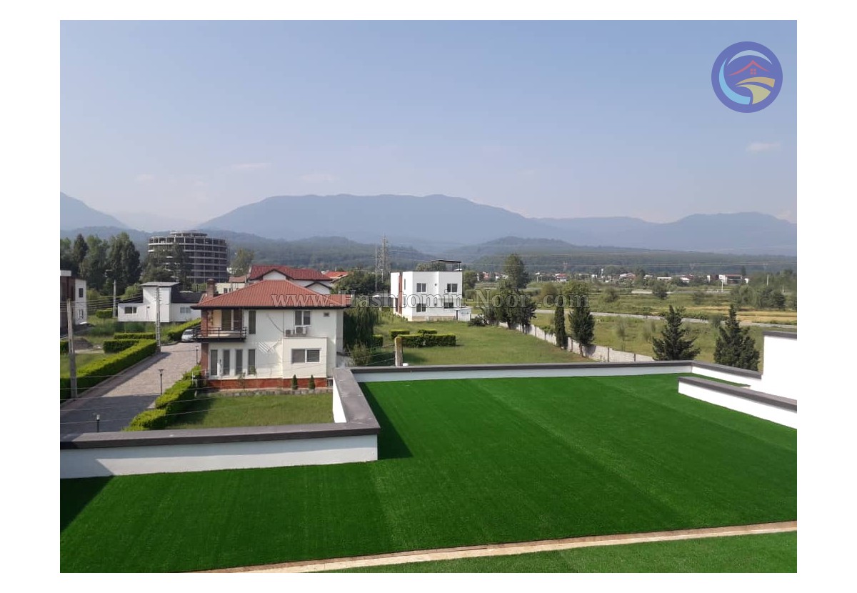 دوبلکس نما مدرن با سند و استخر چهار فصل نور